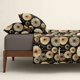 Комплект постільної білизни Cosas Wish flower CS7 Сімейний бежевий (WishFlower_El180x30-60DeepQuartz_160x2) - мініатюра 2