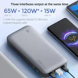 Зовнішній акумулятор ZMI no20 qb826 25000 м*А·год 200W - мініатюра 7