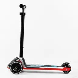 Самокат Maxi Best Scooter 64х18х36 см Чорно-червоний 000231631 - мініатюра 3