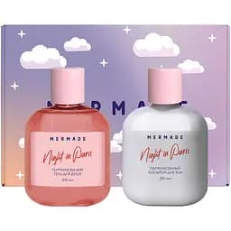 Парфумований набір для тіла Mermade Night In Paris, гель для душу, 200 мл + лосьйон для тіла, 200 мл - мініатюра 2