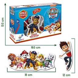 Магнітний набір Magdum Paw Patrol Щенячий патруль Весела гра (ML4034-02) - мініатюра 3