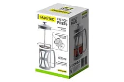 Френч-прес Maestro MR-1663-600-BLUE 600мл пластик небесний - мініатюра 3