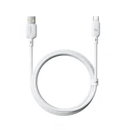 Кабель Baseus Silky Series Cable USB to Type-C 100W 1m P10377703213-00 White - мініатюра 3