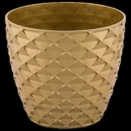 Горшок для цветов Serinova Kapadokya, 0.5 л, золотой (KAP1-Altin)