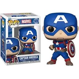Коллекционная фигурка Funko Pop Марвел Капитан Америка Marvel Captain America 10 см FP M CA 1419