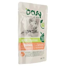 Вологий корм для стерилізованих котів Oasy Adult Sterilized лосось 85 г - мініатюра 2
