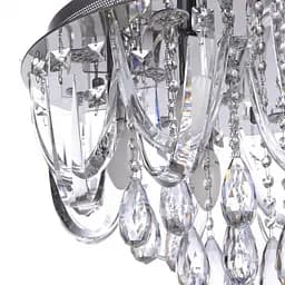 Люстра стельова Brille кришталева з підсвічуванням LED E14 45W Glass (BR-01 454С/9) - мініатюра 3