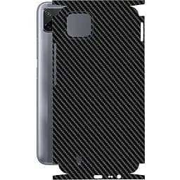 Захисна плівка StatusSKIN для Realme C11 2021 Корпус Вініл Карбон чорний