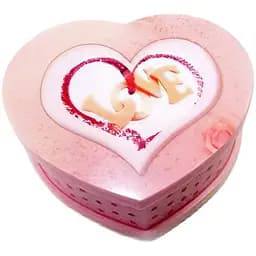 Шкатулка музична Сердечко Love 15х12.5х6.5 см