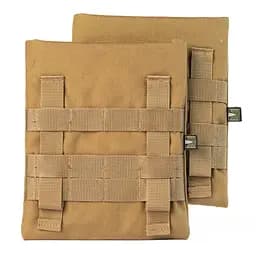 Кишені для бічних плит 20×15 вертикальні (2 шт.) (Койот)