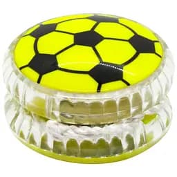 Дитяча іграшка Йо-йо "Футбольний м'яч" Bambi М 5641(Yellow) 5,5 см, світло