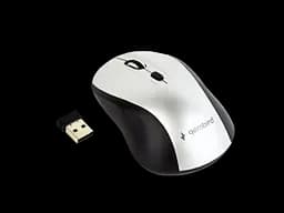 Миша бездротова Gembird MUSW-4B-02-BS Black/Silver - мініатюра 2