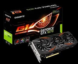Відеокарта GeForce GTX 1070 8GB Gigabyte G1 Gaming rev.1.0 (GV-N1070G1 GAMING-8GD REV.1.0) Б/В - мініатюра 3