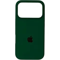 Чохол Silicone Case для Apple iPhone 17 Pro Max Dark Green AA [145124]