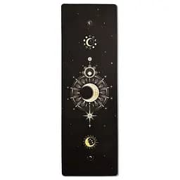 Коврик для йоги EasyFit BlackMoon (замша-каучук) черный
