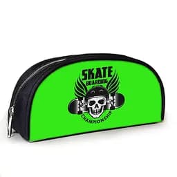 Пенал школьный с принтом скейтборд 23х10х8 см детский для девочки, мальчика (3913)