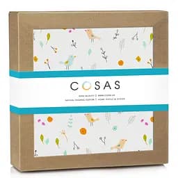 Пелюшка багаторазова Cosas непромокаюча Mint Songbirds 100x140 см, м'ятна