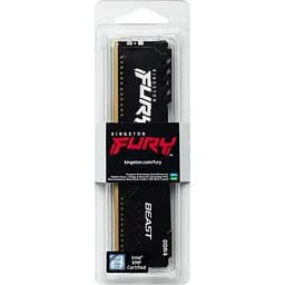 Модуль пам'яті DDR4 Kingston FURY Beast 16GB 3200 MHz Black (KF432C16BB1/16WP) [148743] - мініатюра 5