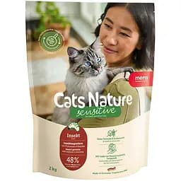 Сухой корм Mera Cats Nature Sensitive Insekt (Insekt) с насекомыми для кошек с чувствительным пищеварением 2 кг