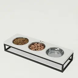 Hollky Base Bar — три миски на подставке (3 × 0,45 л)