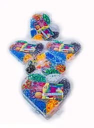 Набор резинок для плетения G-Toys в коробке Сердце 8 цветов