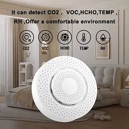 Wifi датчик аналізатор якості повітря за 5 параметрами Smart air box 01-Z, Tuya smart life app (101164) - мініатюра 3