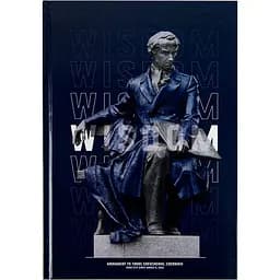 Книга записна Axent Wisdom A4 в клітинку 96 аркушів темно-синя (8422-553-A)