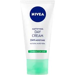 Матуючий денний крем Nivea Інтенсивне зволоження 24 години для комбінованої та жирної шкіри 50 мл - мініатюра 2
