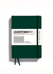 Блокнот Leuchtturm1917, Середній, Forest Green, Клітинка (367257)