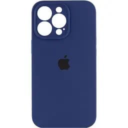 Чохол Epik Silicone Case Full Camera Protective AA для Apple iPhone 15 Pro Max 6.7 Синій/Deep navy