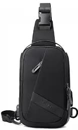 Чоловіча сумка-слінг із тканини Confident 000305380