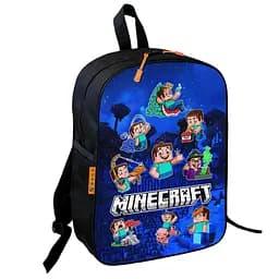 Рюкзак школьный детский 36х27см Майнкрафт Крипер «Minecraft» с принтом для мальчика (00592)