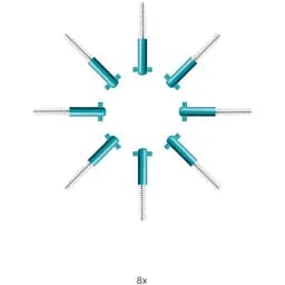 Набір змінних насадок Curaprox Prime Refill 0.6 мм без тримача 8 шт. - мініатюра 4