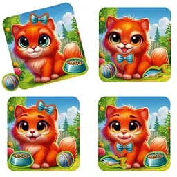 Гра розвиваюча "Емоції Кошеняти" Vladi Toys VT3220-05, 11 магнітів - мініатюра 3