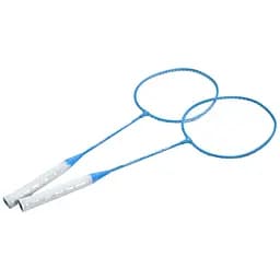 Бадминтонные ракетки в комплекте с чехлом – для активного отдыха, голубые