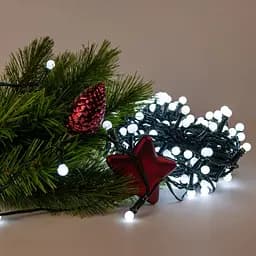 Гірлянда Chomik Кульки-змійка 200LED холодний білий 16 м (LED0153) - мініатюра 3