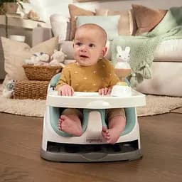 Стільчик-бустер для годування 2 в 1 Ingenuity Baby Base бірюзовий (16728) - мініатюра 2