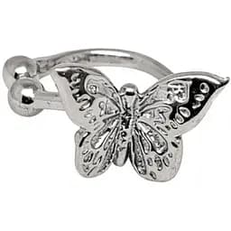 Серебряная серьга-каффа на хеликс. 9132479Р