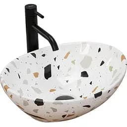 Умивальник Rea Sofia terazzo накладний REA-U6932, Цветной