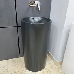 Умивальник VBI Matera black matt напольний VBI-019007, Чорний матовий