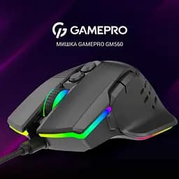 Миша GamePro GM560 Black [128906] - мініатюра 12