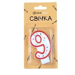 Свічка-цифра "9" 7 см