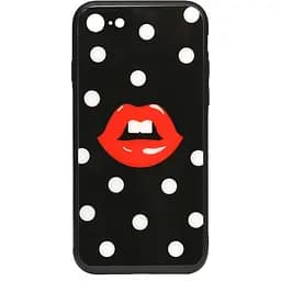 Чехол-накладка Toto Cartoon Print Glass Case Apple iPhone 7/8/SE 2020 Red Lips