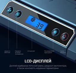 Охолоджувальна підставка для ноутбука до 18 дюймів GamePro GPCP-1450 5xfans - мініатюра 14