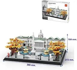Конструктор Архітектура Wange  3D Трафальгарська площа  Лондон Trafalgar Square  для дітей та дорослих 3Д  1245 деталей - мініатюра 3