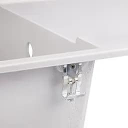 Кухонна мийка Lidz 790x495/230 WHI-01 (LIDZWHI01790495230), Білий - мініатюра 5