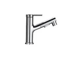 Змішувач для умивальника Zegor KFL10-A012 з витяжною лійкою 3в1 30412