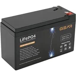 Аккумуляторная батарея Gear LiFePO4 12V 9AH 115Wh BMS-10A 6000 циклов