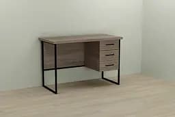 Комп'ютерний стіл Ferrum-decor Гаррі 75x140x70 чорний ДСП Дуб Сонома Трюфель 32мм (FRD-103568)