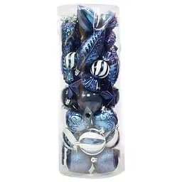 Набір ялинкових іграшок Stenson 39 шт. blue (25962)